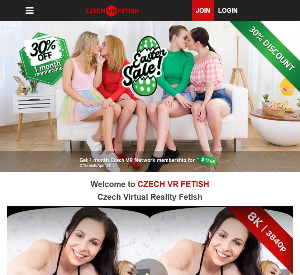 CzechVRfetish homepage